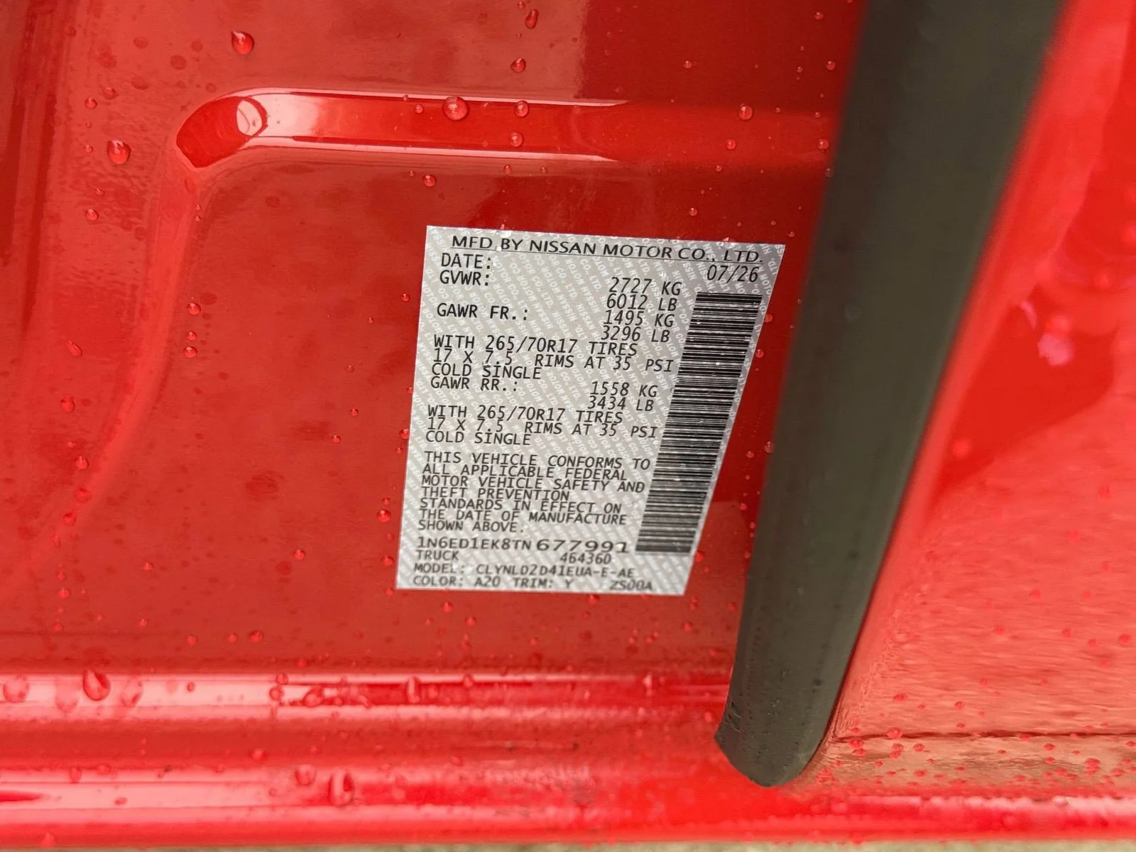 New 2026 Red Alert Nissan PRO-4X image 19