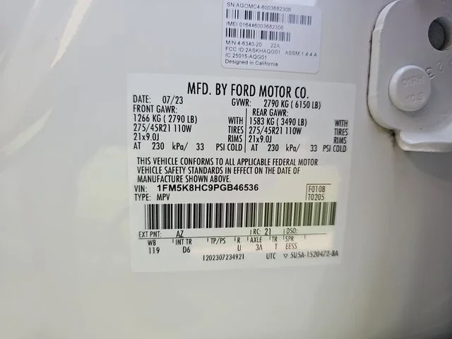 Used 2023 White Ford Platinum image 35