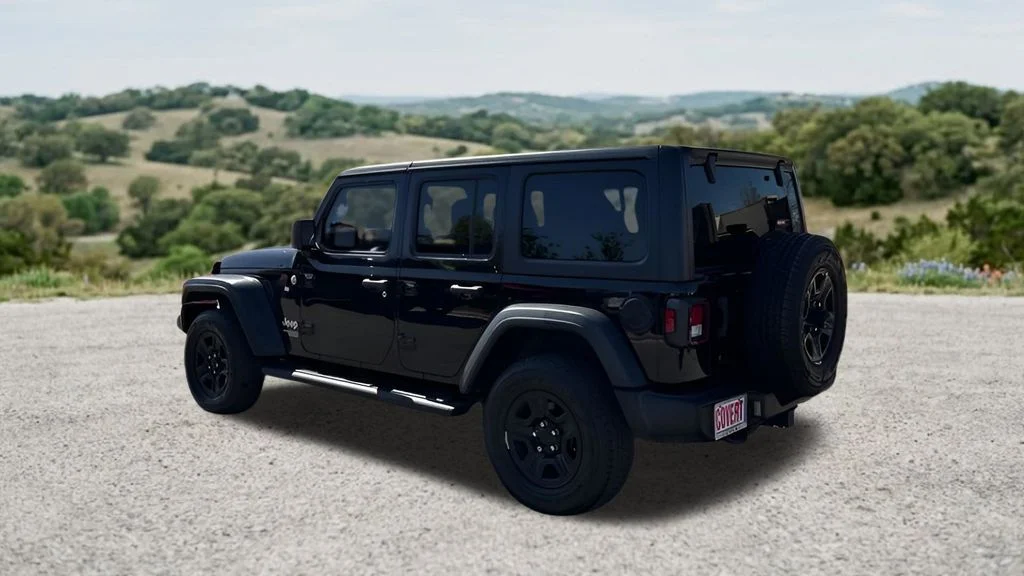 Used 2021 Black Jeep Unlimited Sport image 6