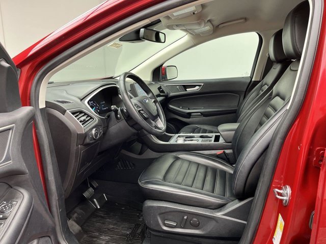 Used 2021 Rapid Red Metallic Tinted Clearcoat Ford SEL image 3
