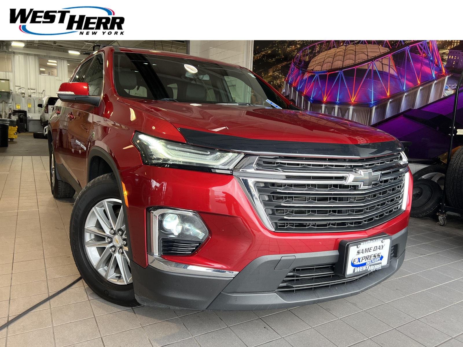 Used 2023 Radiant Red Tintcoat Chevrolet LT Leather image 1