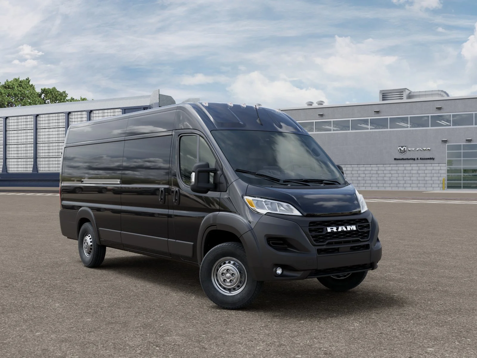 New 2026 Black Clear-Coat Exterior Paint RAM Tradesman image 5