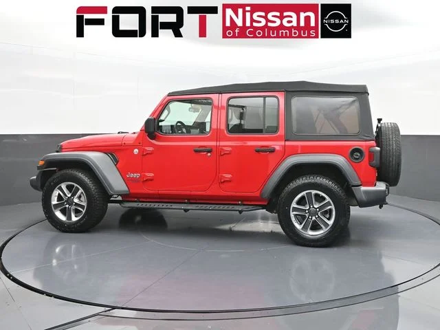 Used 2018 Red Jeep Unlimited Sport S image 4