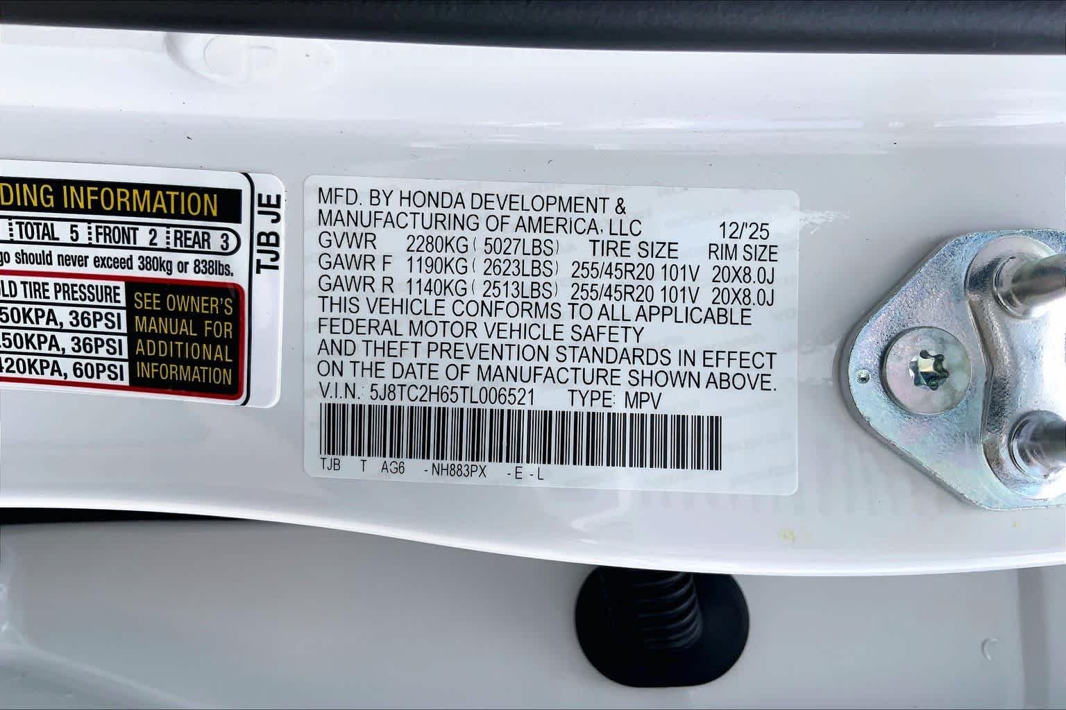 New 2026 Platinum White Pearl Acura w/A-Spec Package image 20