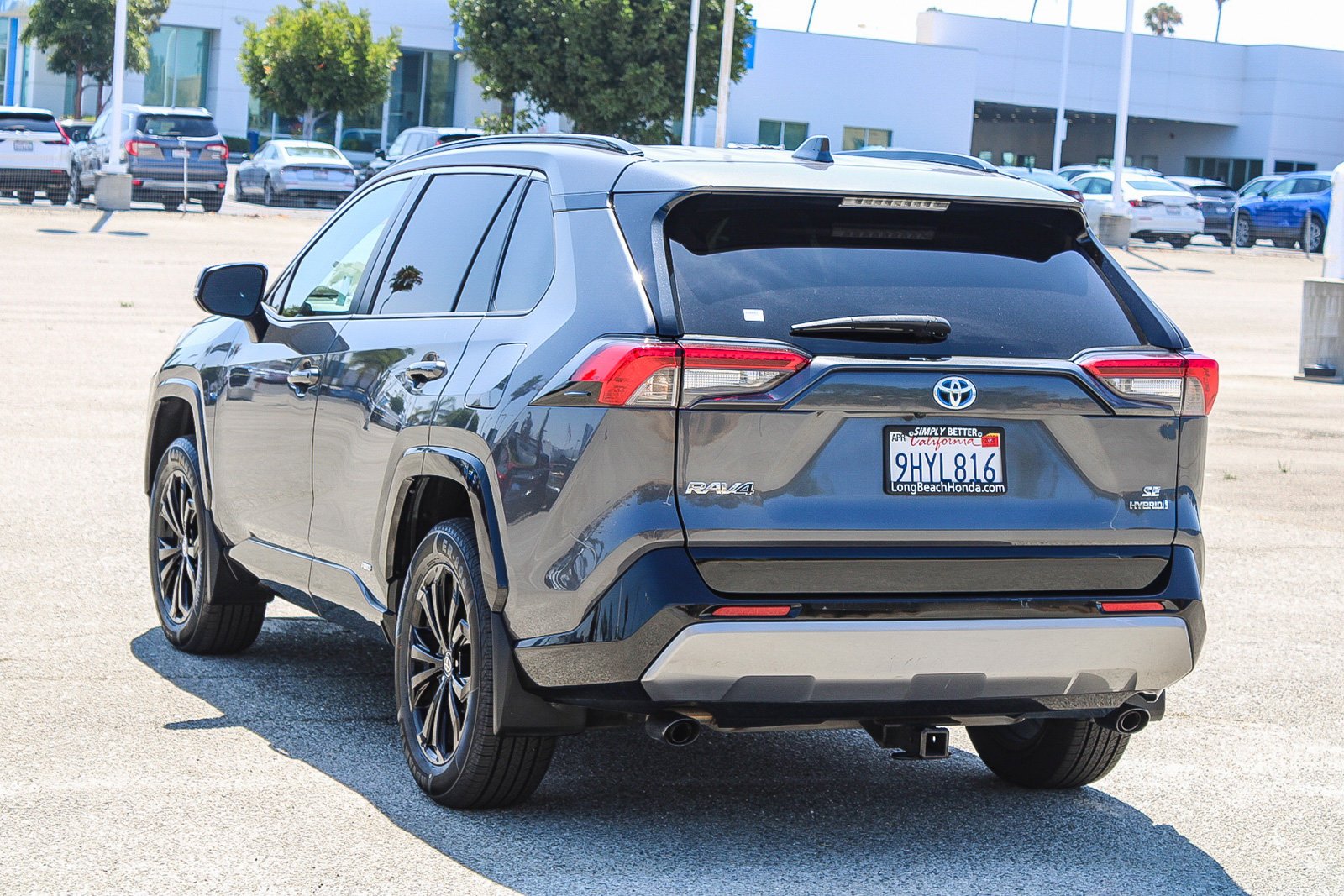 Used 2022 Magnetic Gray Metallic Toyota Hybrid SE image 8