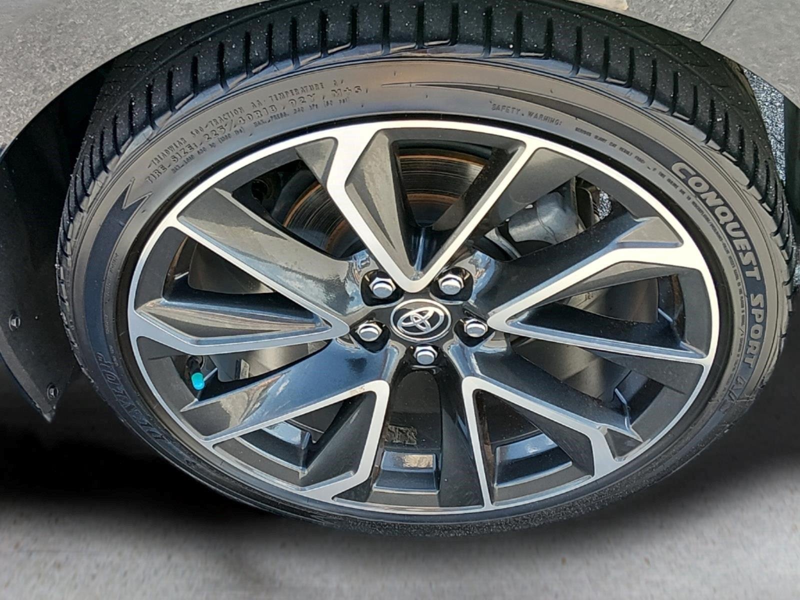Used 2022 Galactic Aqua Mica TOYOTA XSE image 12