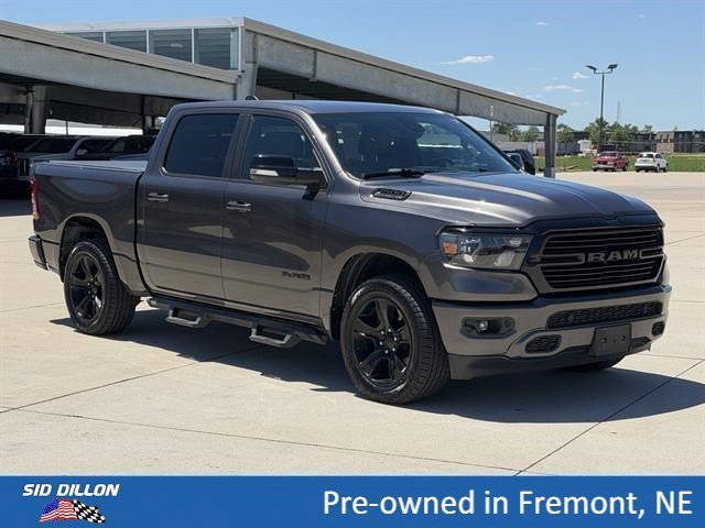 Used 2021 Granite Crystal Metallic Clearcoat Ram Big Horn image 2