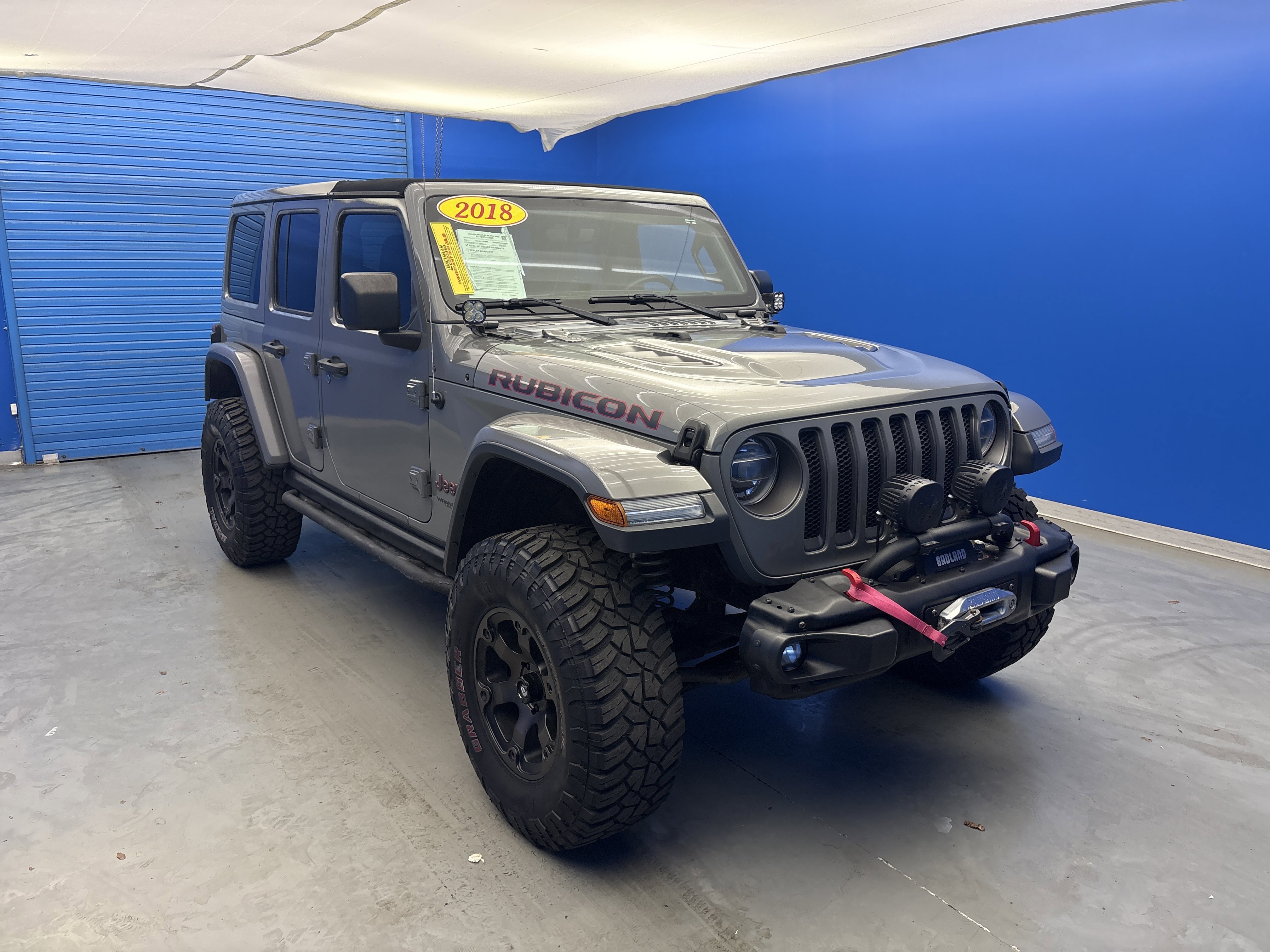 Used 2018 Gray Jeep Rubicon image 2