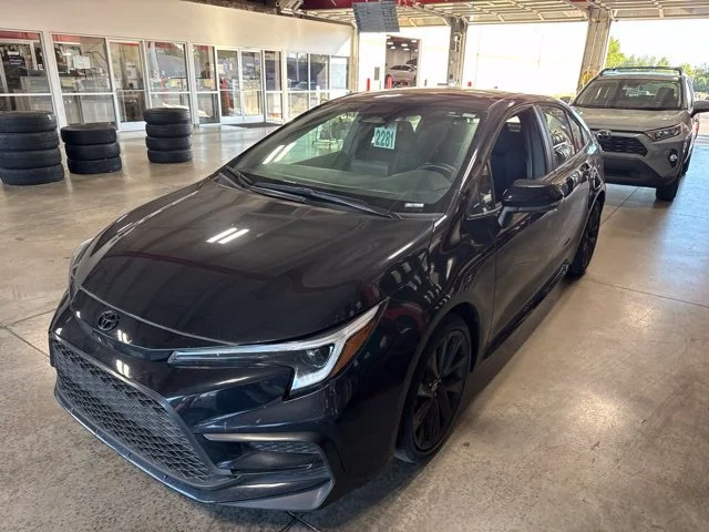 Certified Used 2024 Black Toyota SE image 1