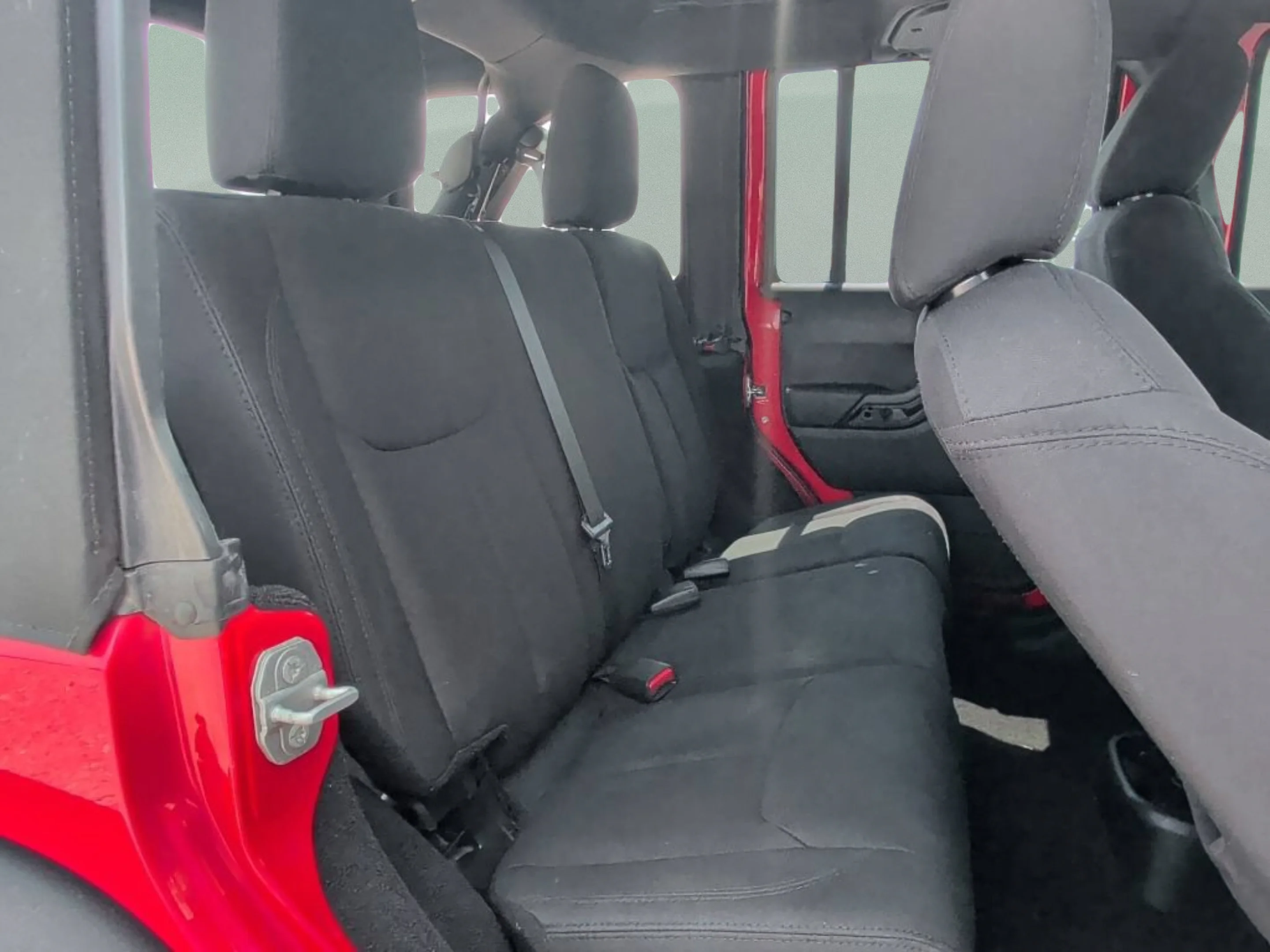 Used 2015 Firecracker Red Clear Coat Jeep Sport image 29
