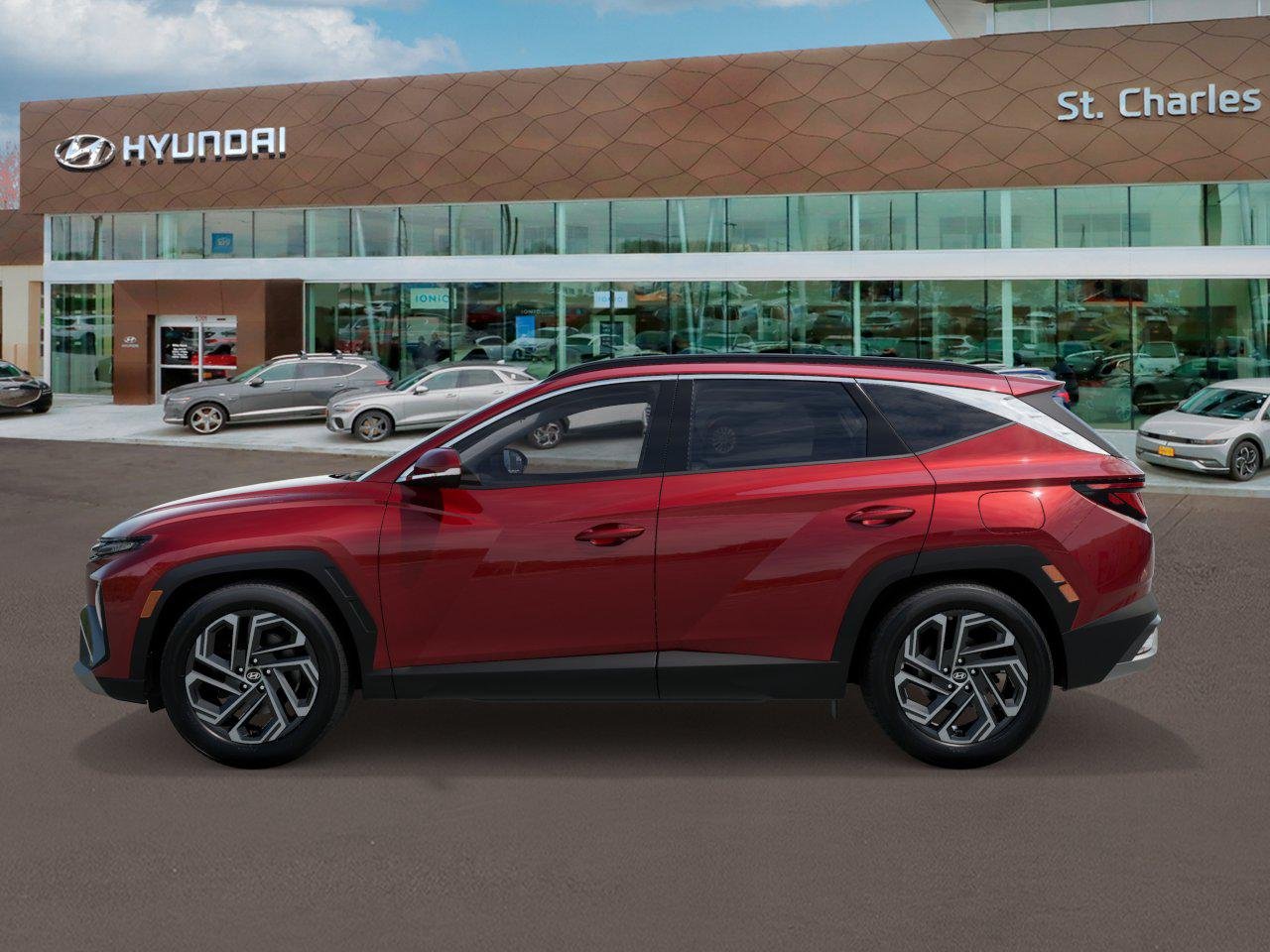 New 2026 Red Hyundai SEL Plus AWD image 3