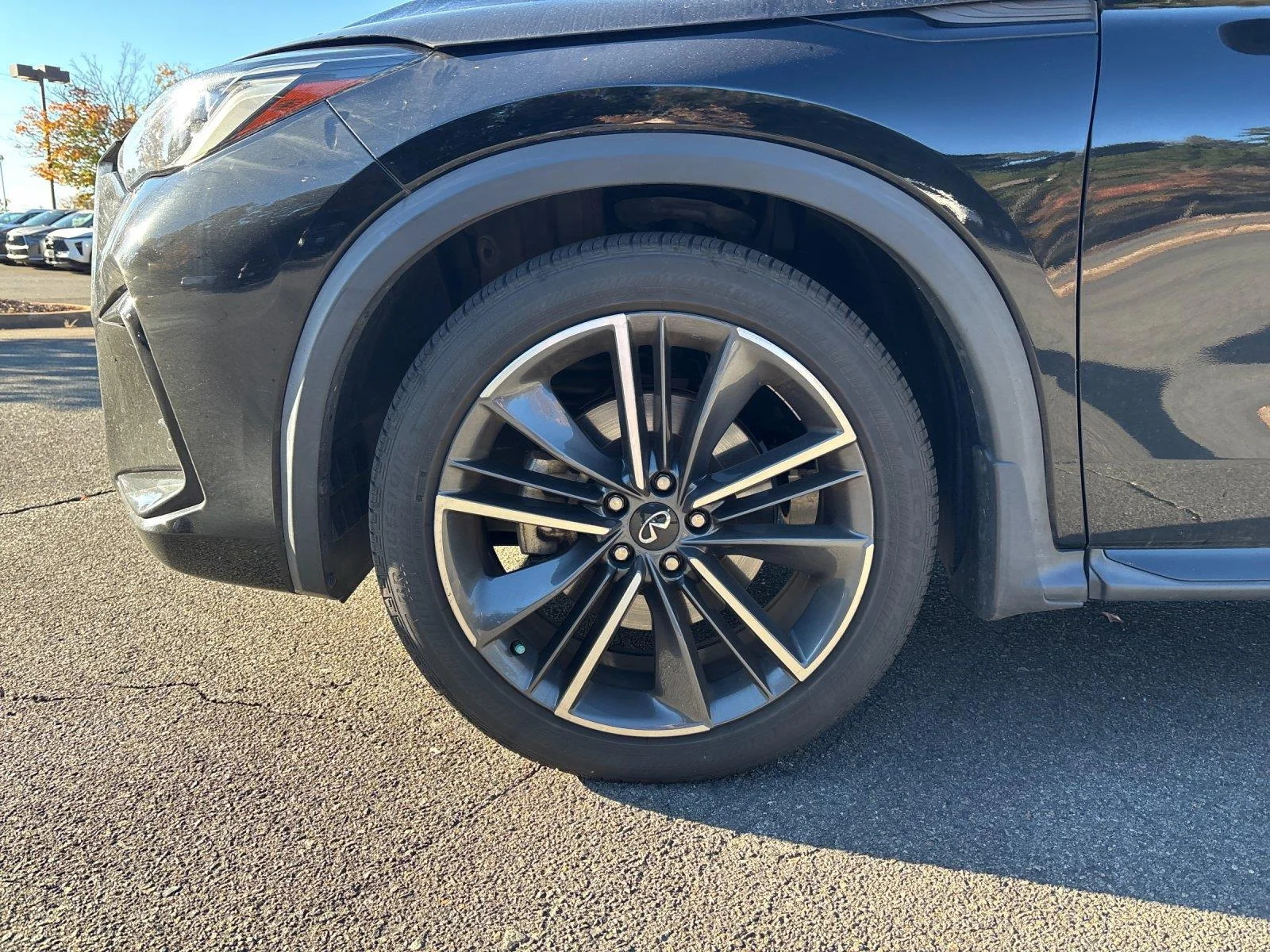 Certified Used 2023 Black Obsidian INFINITI SPORT image 9