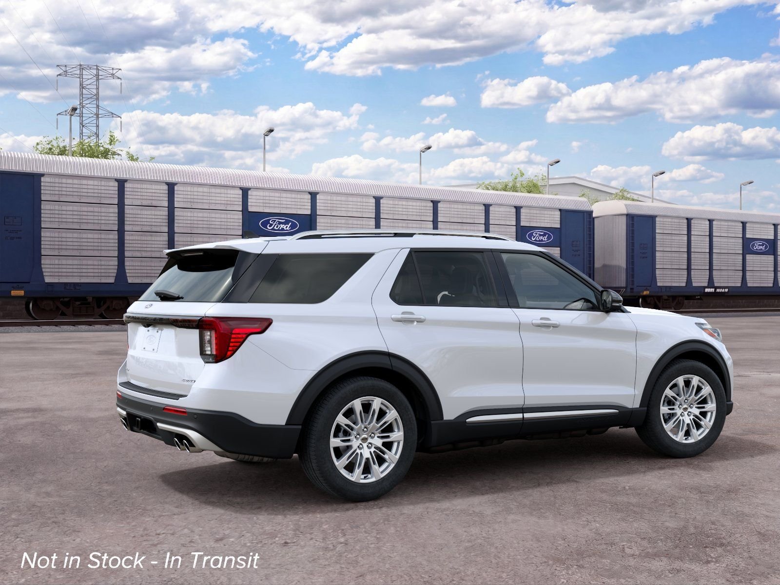 New 2027 White Metallic Ford Platinum image 6
