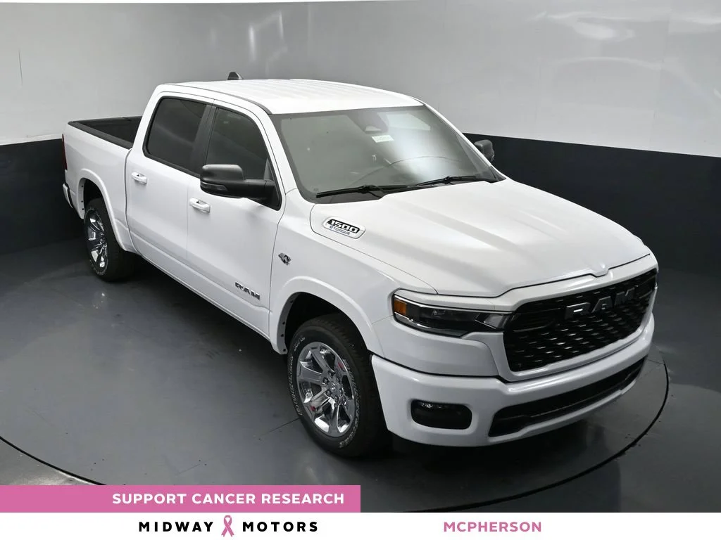 New 2027 Bright White Clear-Coat Exterior Paint RAM Big Horn/Lone Star image 1