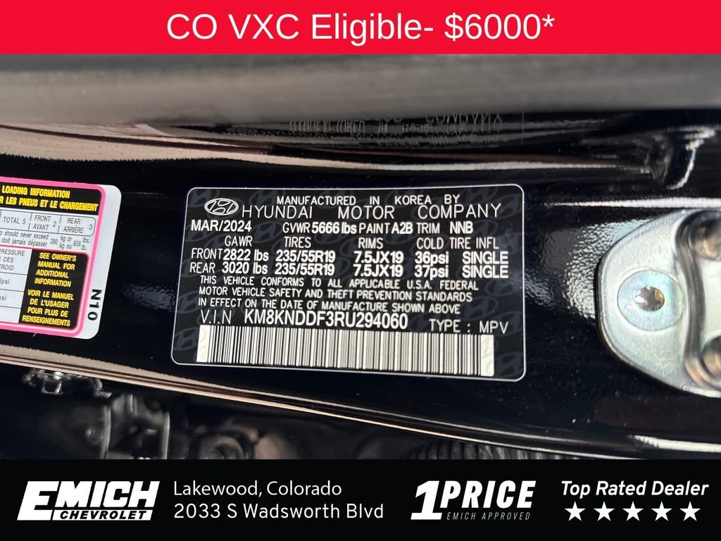 Used 2024 Abyss Black Hyundai SEL image 29