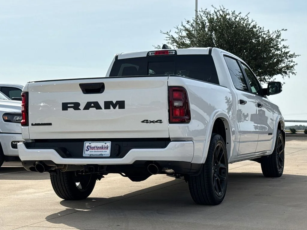 New 2026 Bright White Clear-Coat Exterior Paint RAM Laramie image 9