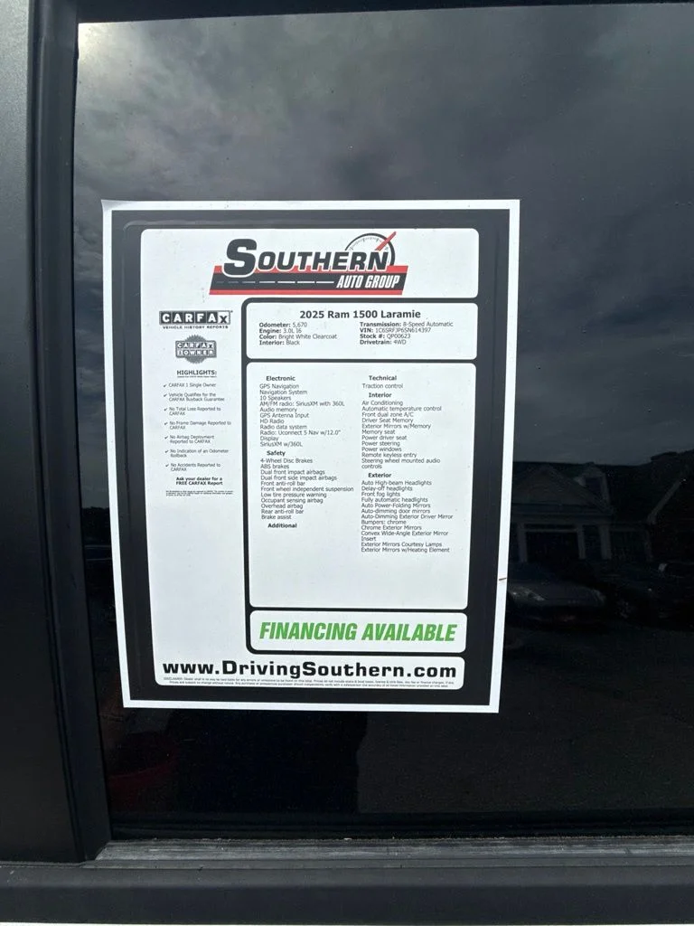 Used 2025 White Ram Laramie image 11