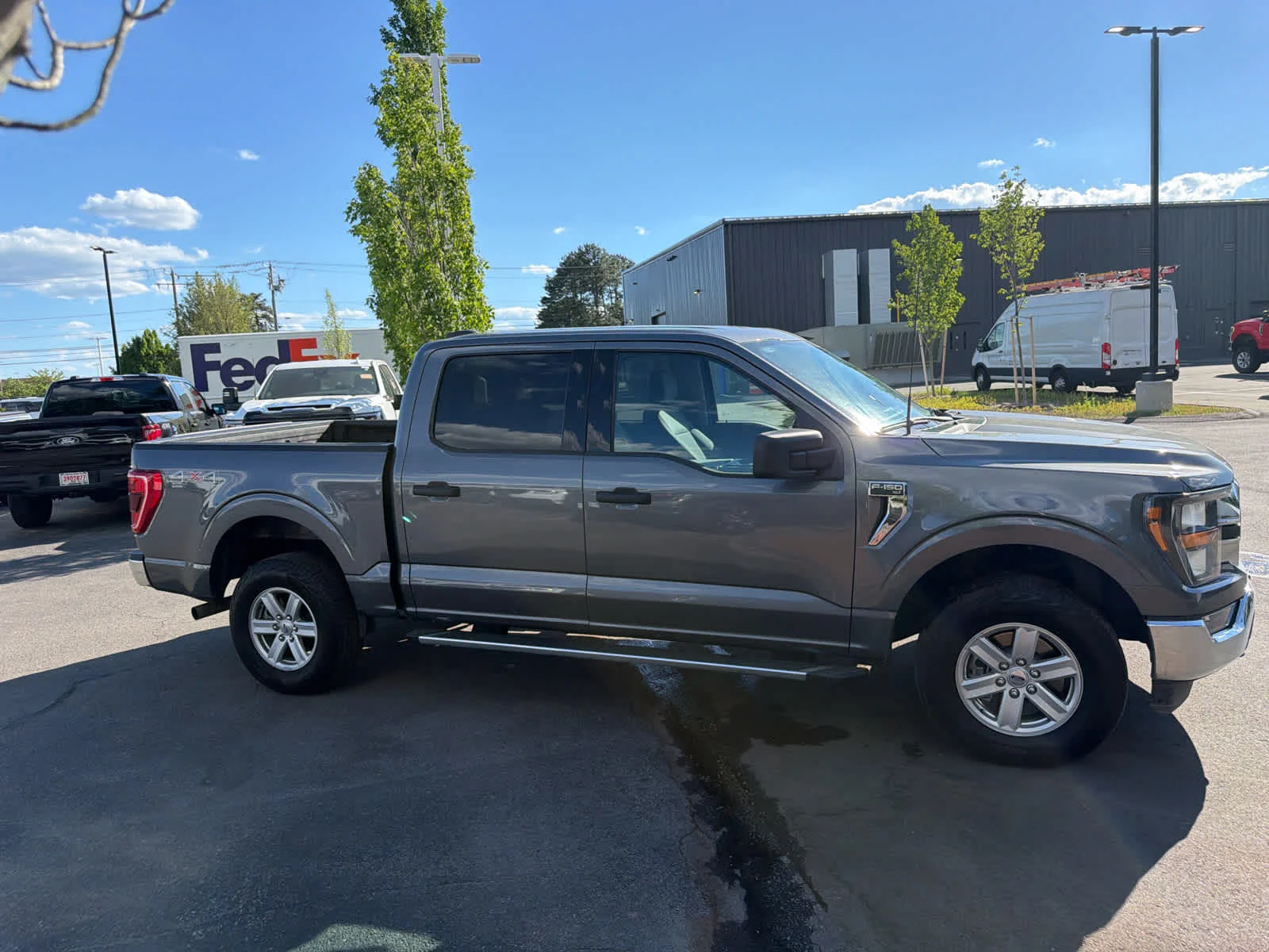 Used 2023 Carbonized Gray Metallic Ford XLT image 7