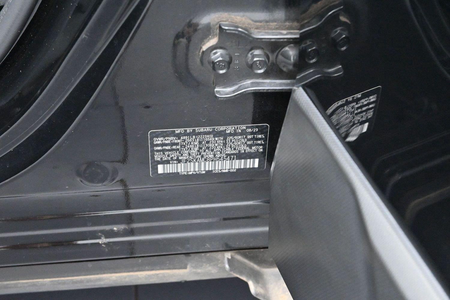 Used 2023 Crystal Black Silica Subaru Wilderness image 41