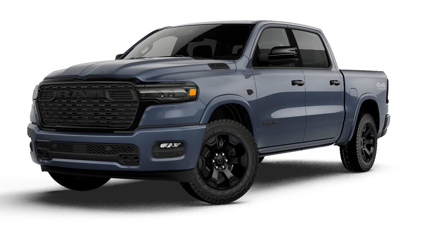 New 2027 Forged Blue Metallic Exterior Paint RAM BIG HORN image 13