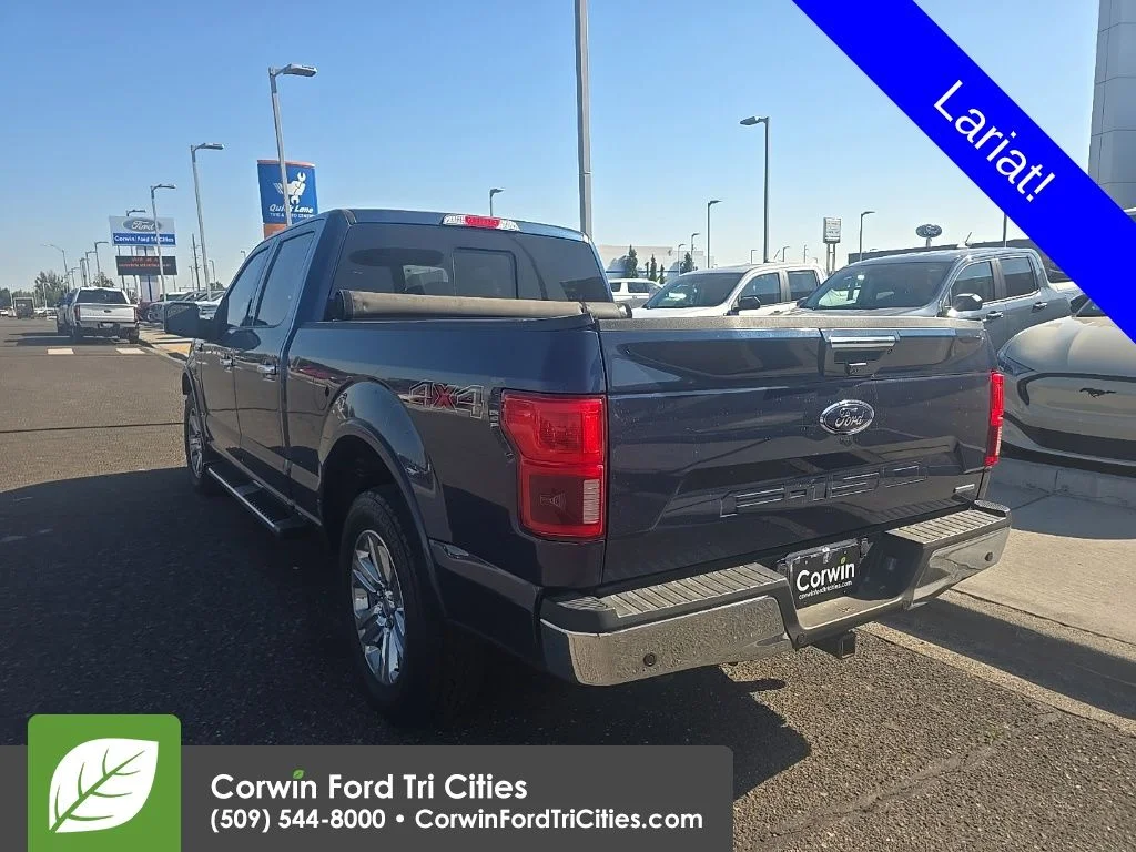 Used 2018 Blue Ford Lariat image 8