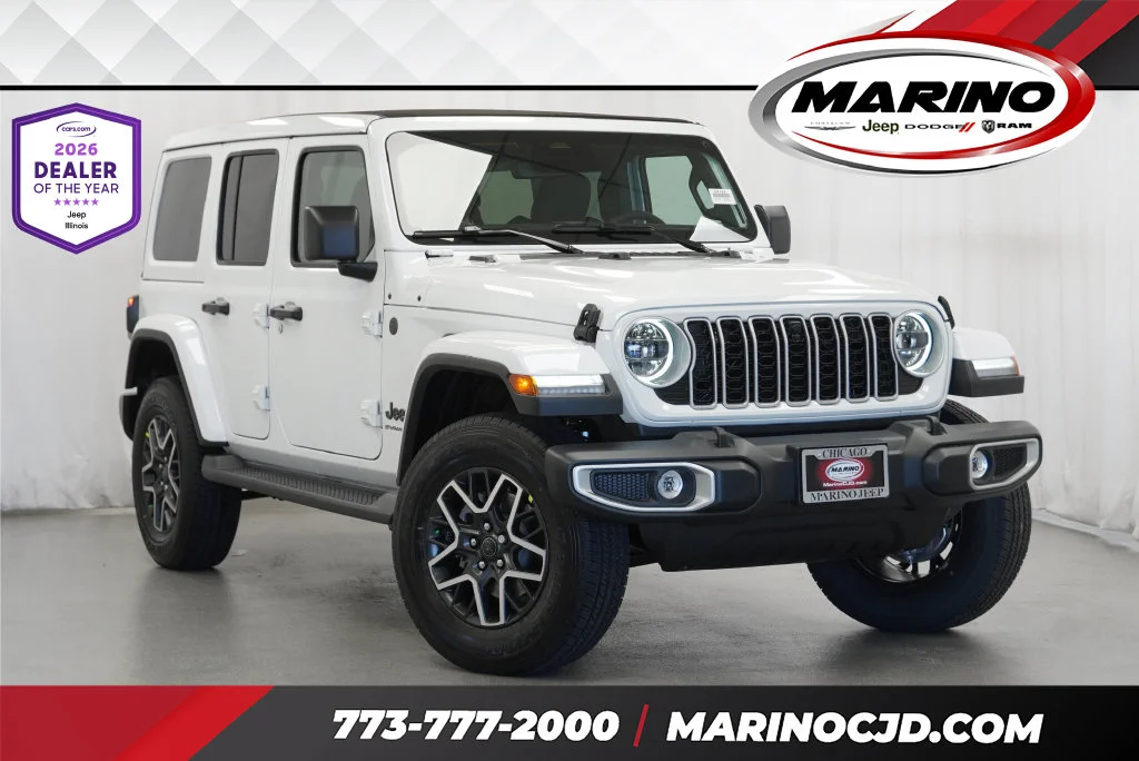 New 2027 Bright White Clear-Coat Paint Jeep Sahara image 1