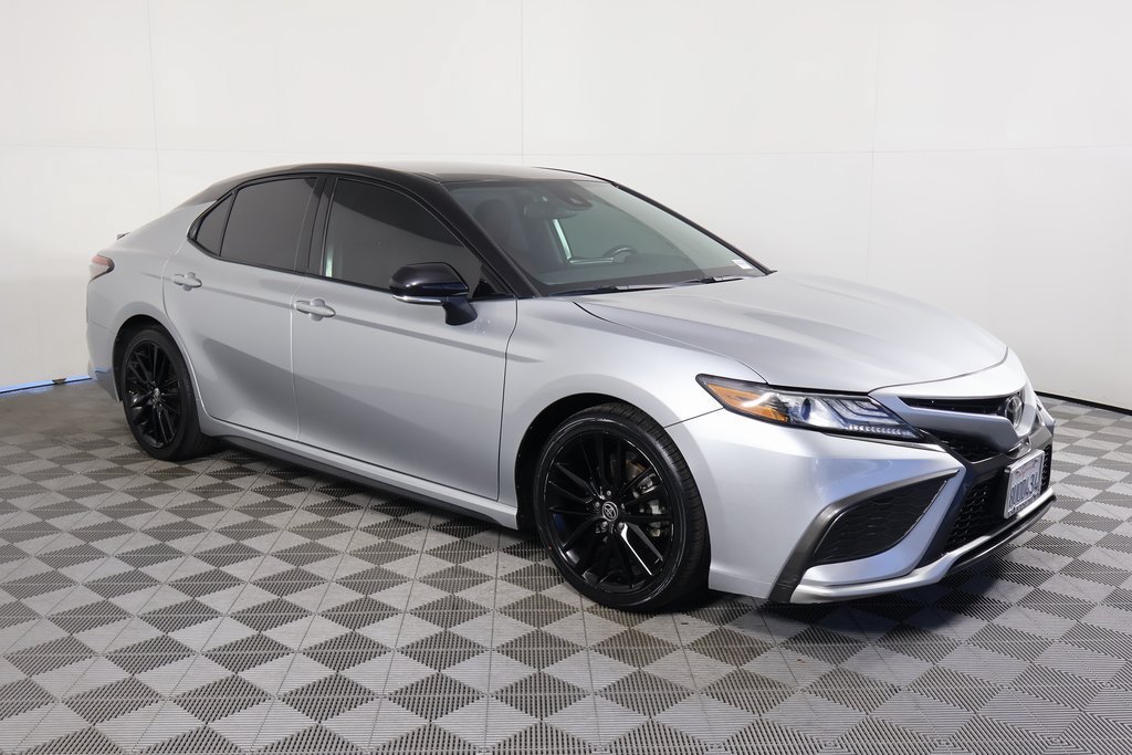 Used 2021 Silver Toyota XSE image 3