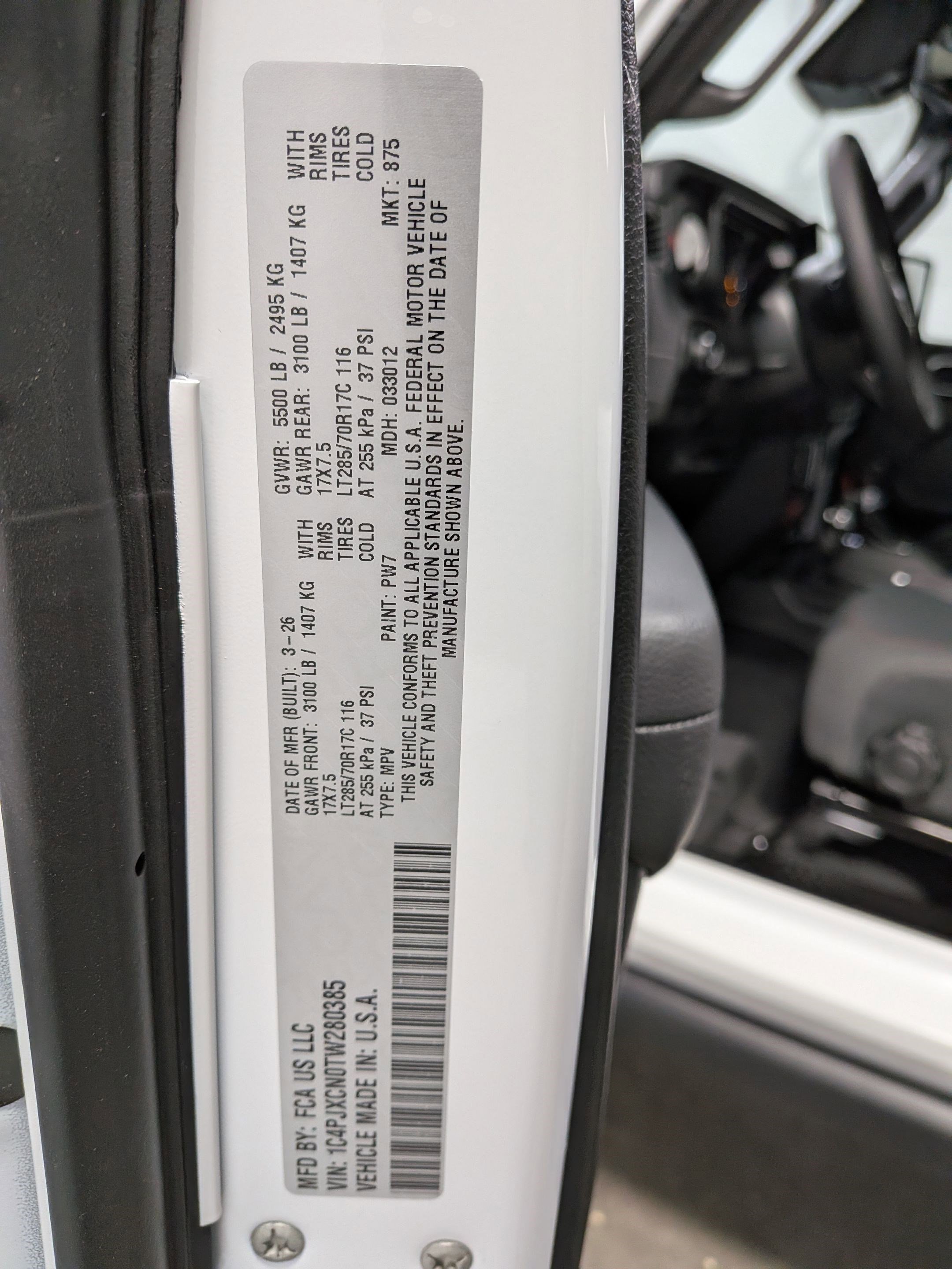 New 2026 Bright White Clearcoat Jeep Rubicon image 18