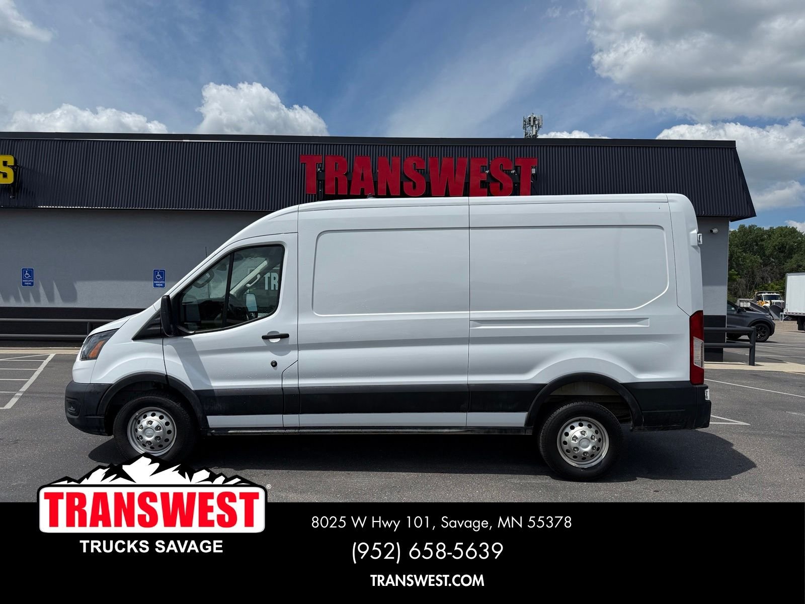 Used 2025 Ford Transit Van Base with VIN 1FTBR2C87SKB03323 for sale in Minneapolis, Minnesota