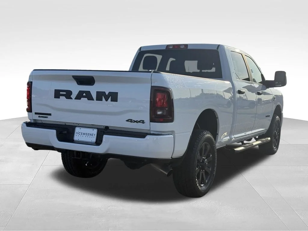 New 2026 Bright White Clear-Coat Exterior Paint RAM Big Horn image 5