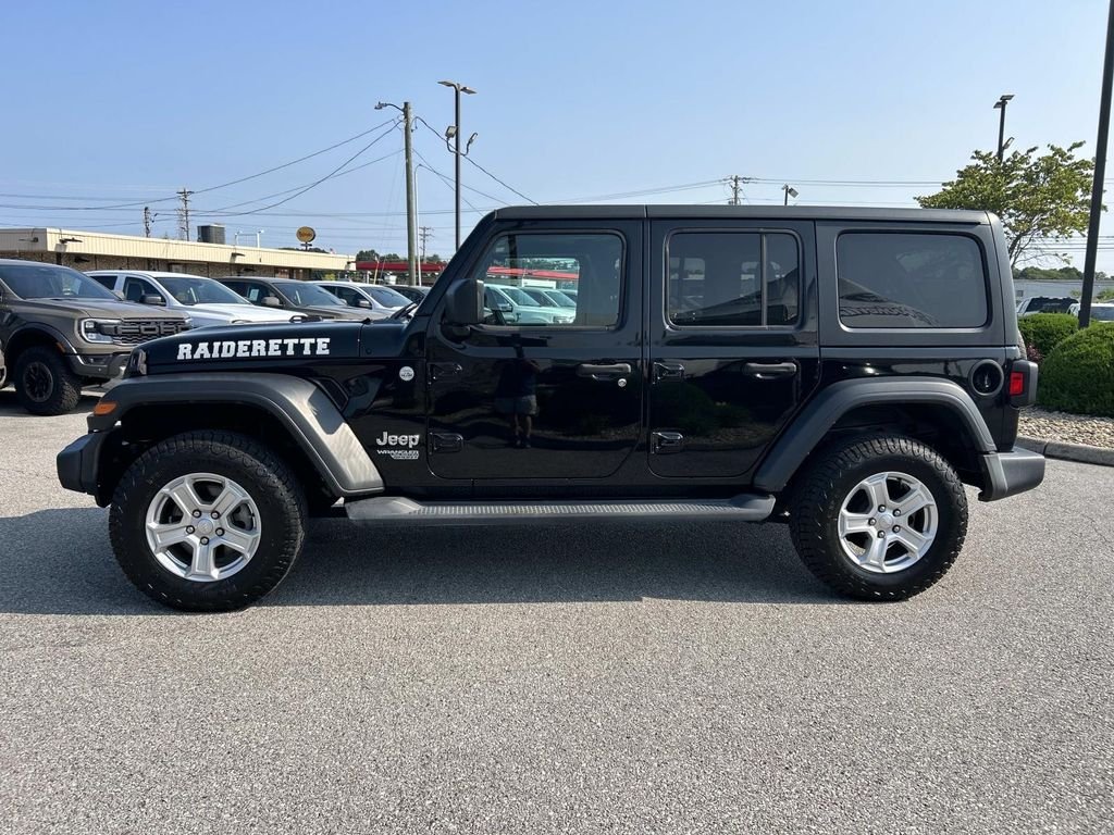 Used 2020 Black Clearcoat Jeep Unlimited Sport S image 7