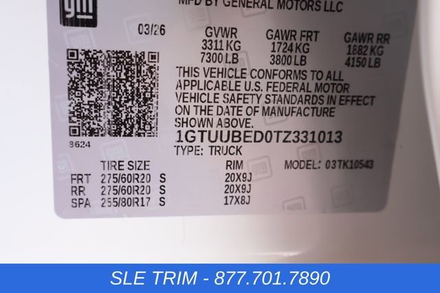 New 2026 Summit White GMC SLE image 29