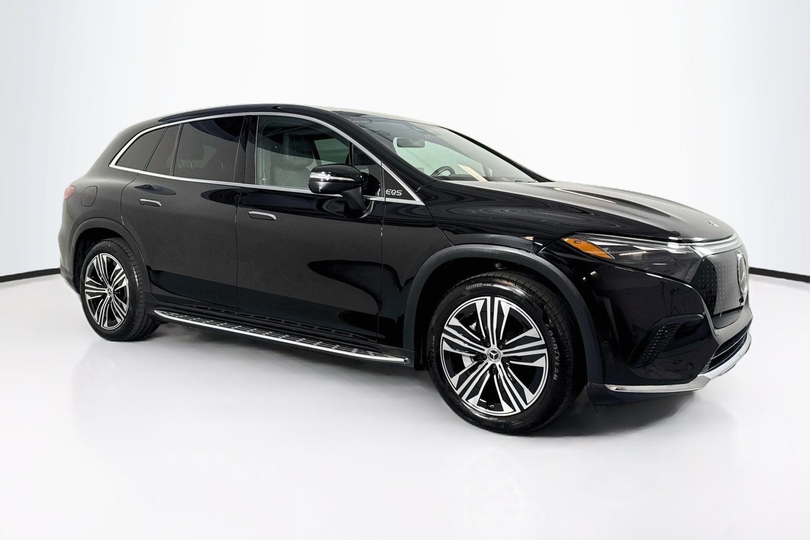 Certified Used 2023 Obsidian Black Metallic Mercedes-Benz EQS 450+ image 3