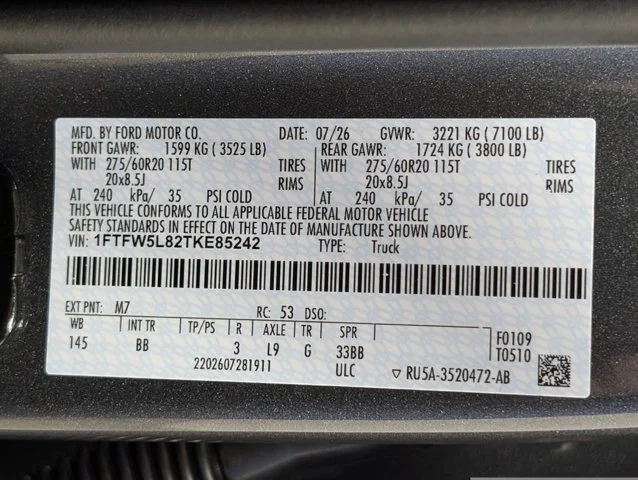 New 2026 Carbonized Gray Metallic Ford Lariat® image 69