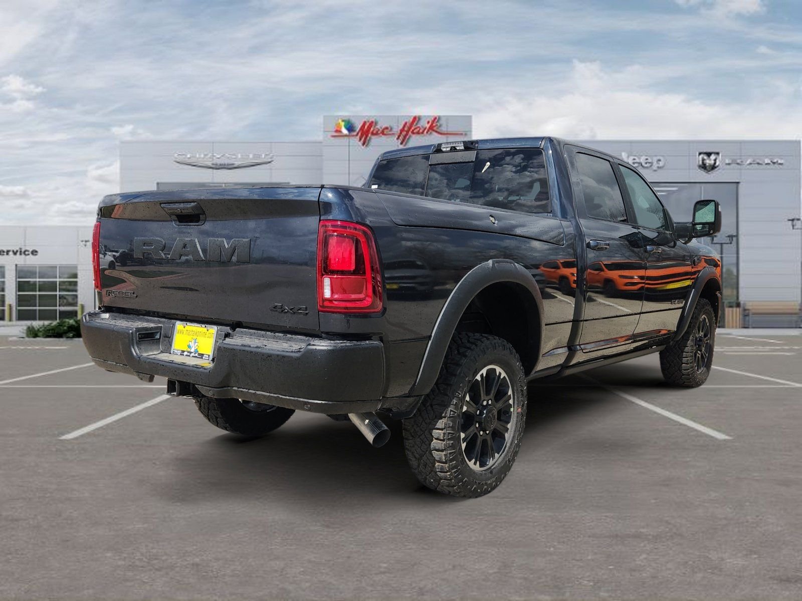 New 2026 Forged Blue Metallic Exterior Paint RAM Rebel image 5