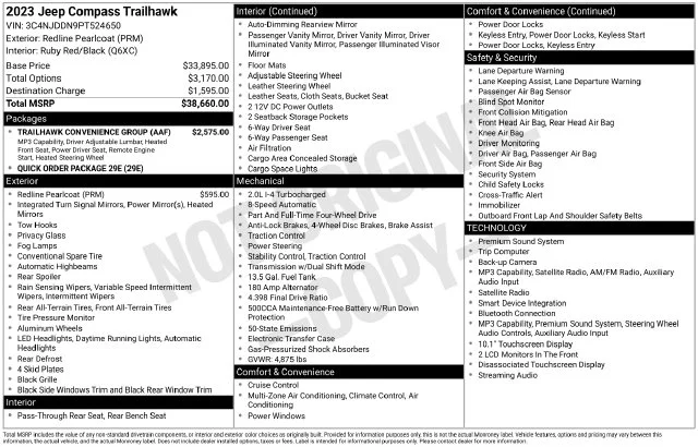 Used 2023 Red Jeep Trailhawk image 29