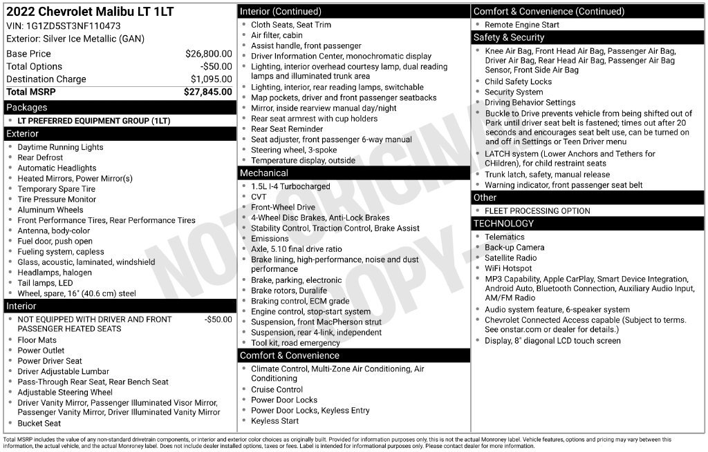Used 2022 Silver Chevrolet LT image 24