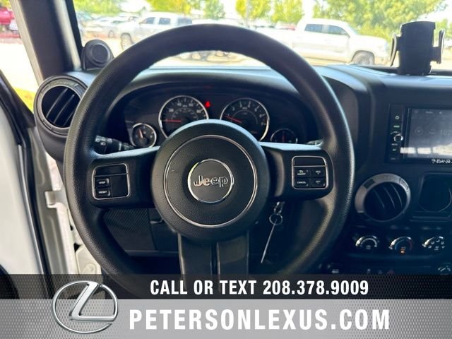 Used 2013 White Jeep Unlimited Sport image 19