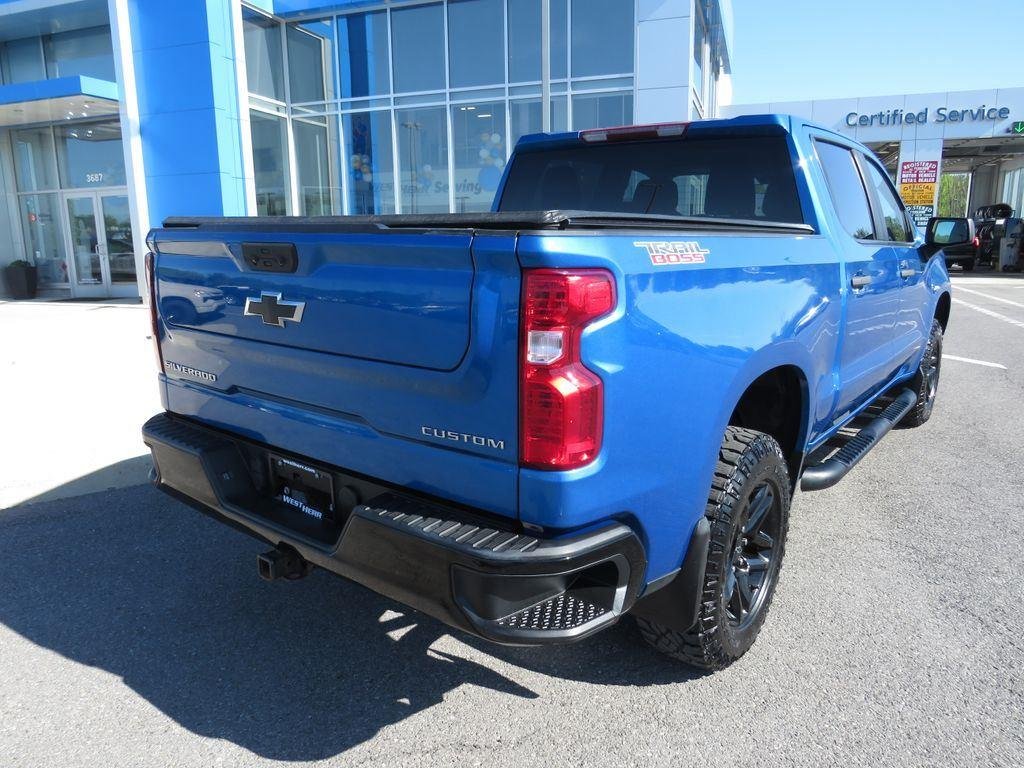 Used 2022 Glacier Blue Metallic Chevrolet Custom Trail Boss image 8