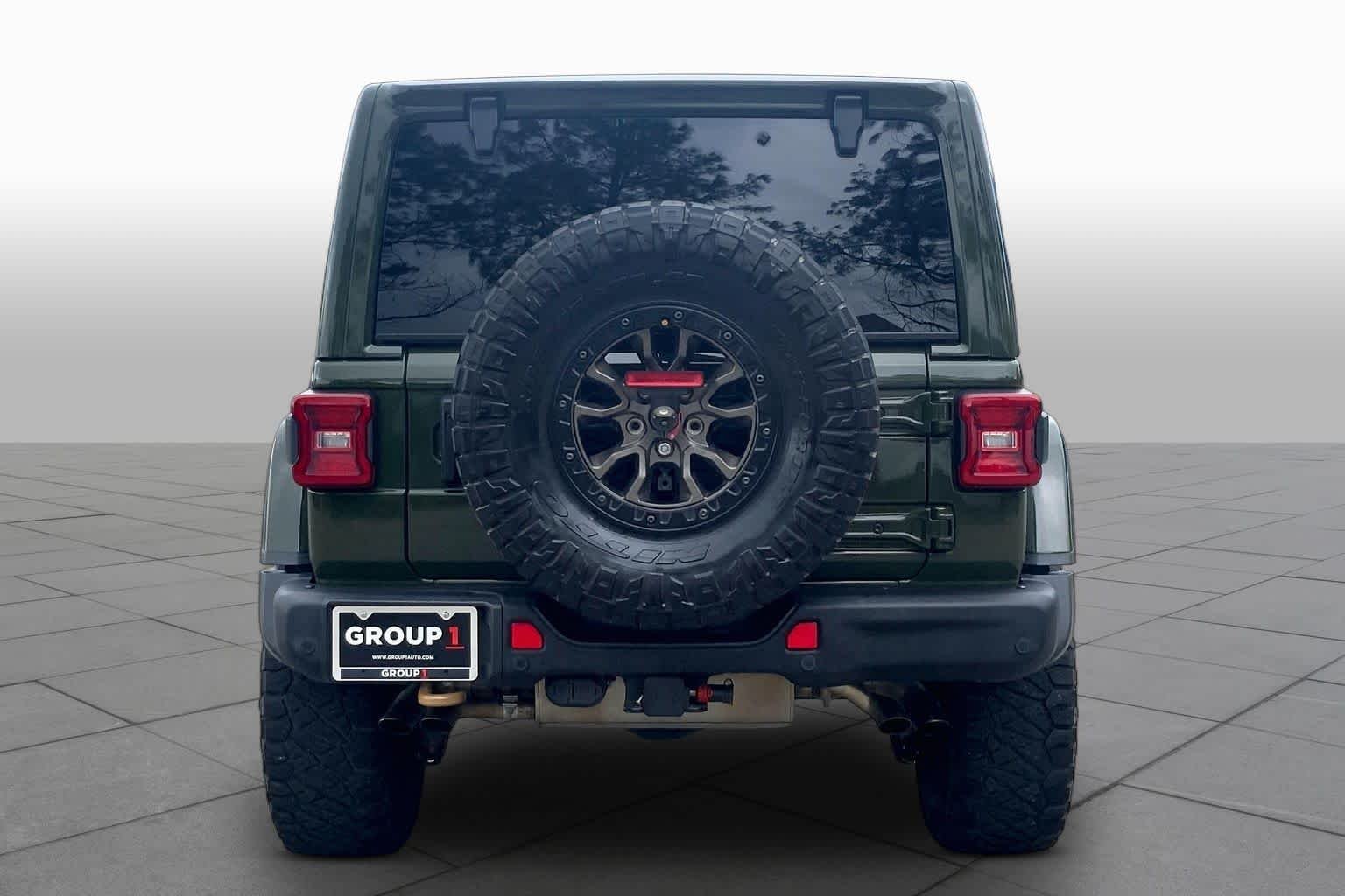 Used 2021 Sarge Green Clearcoat Jeep Unlimited Rubicon 392 image 4