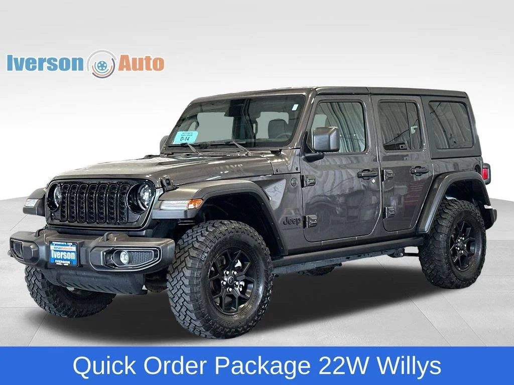 Used 2025 Granite Crystal Metallic Clearcoat Jeep Willys image 5