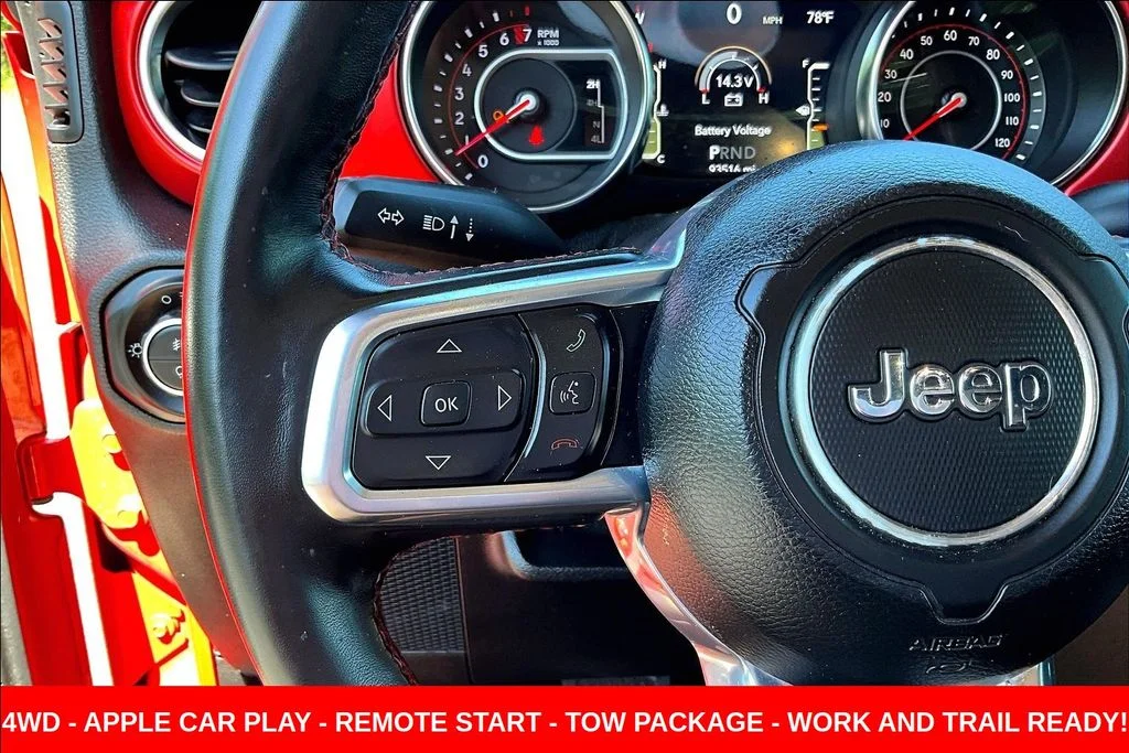 Used 2021 Red Jeep Rubicon image 12