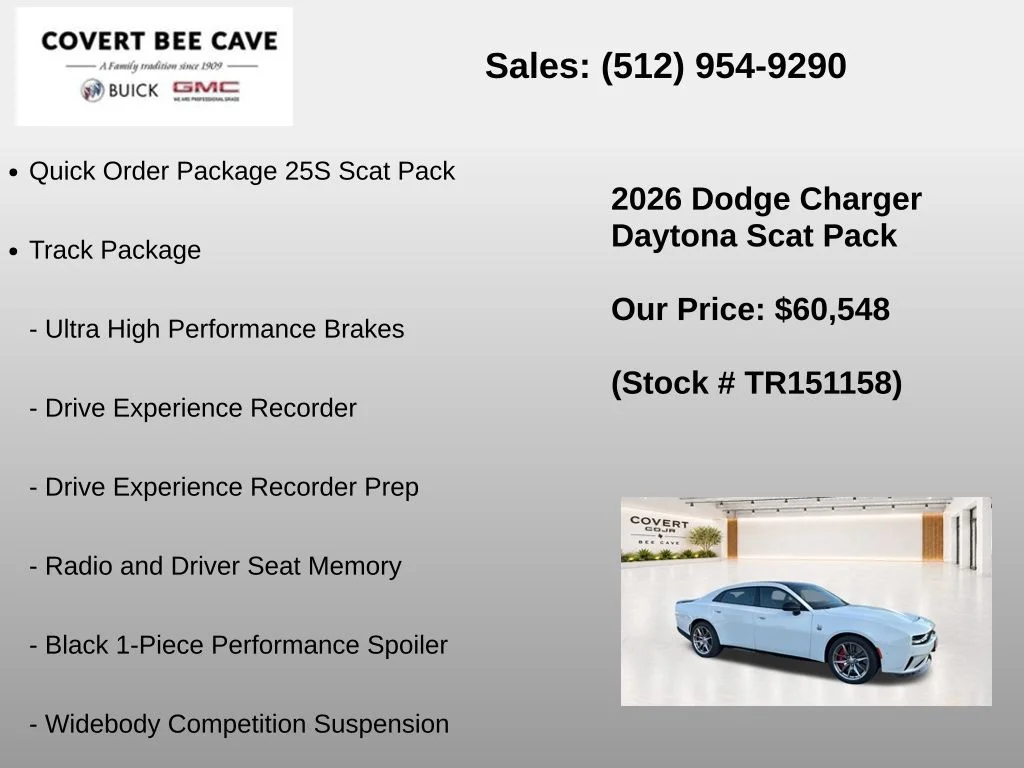 New 2026 White Knuckle Exterior Paint Dodge R/T Scat Pack image 7