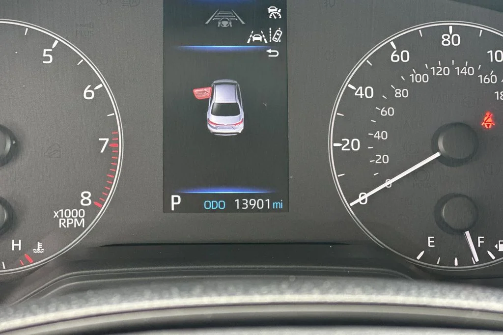 Used 2025 Midnight Black Metallic Toyota LE image 29