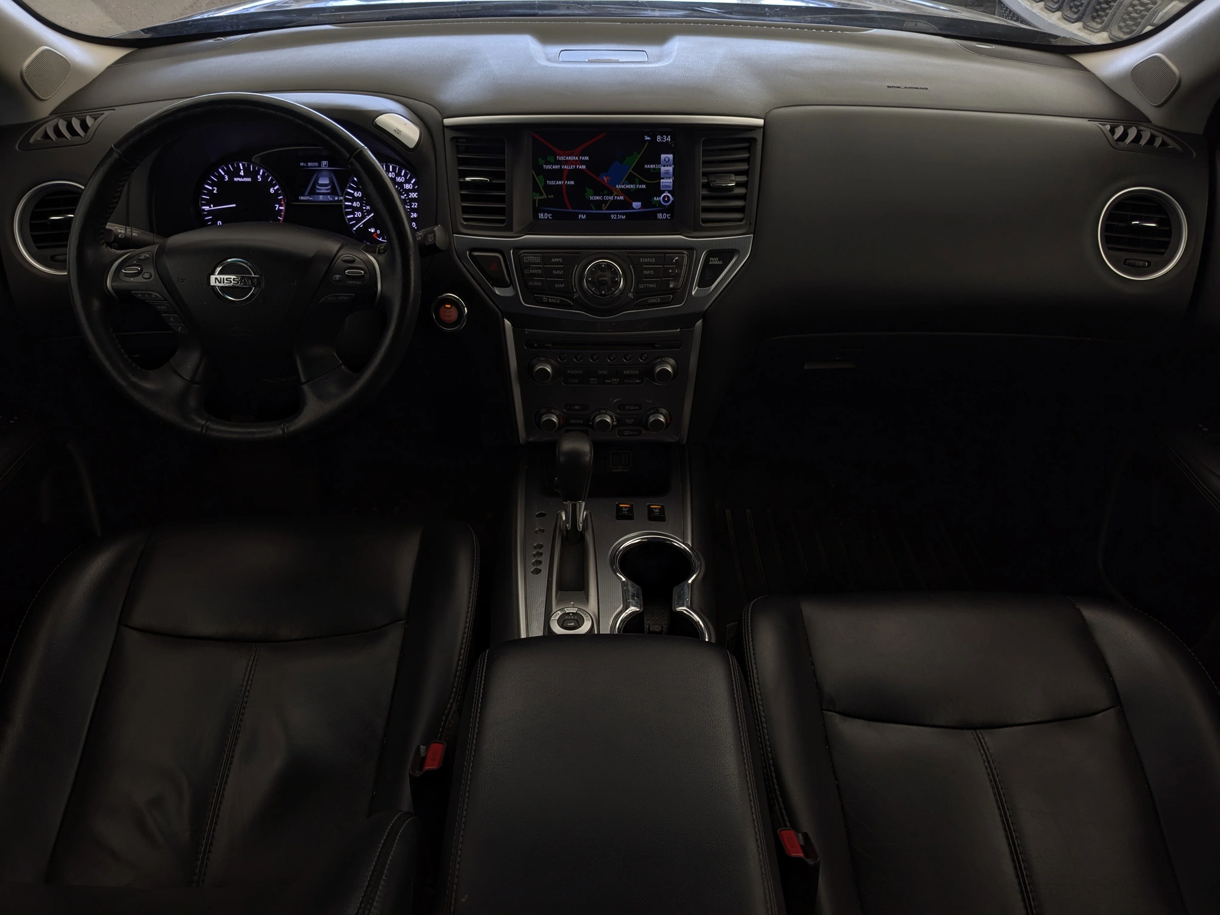 Used 2019 Black Nissan SL Premium - Leather - Sunroof - 360 Camera - 2 Sets Wheels & Tires & Much More image 26
