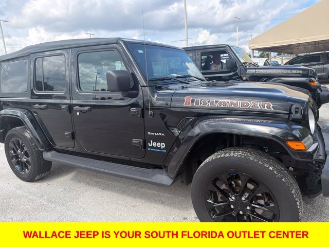 Used 2023 Black Jeep Sahara 4xe image 3