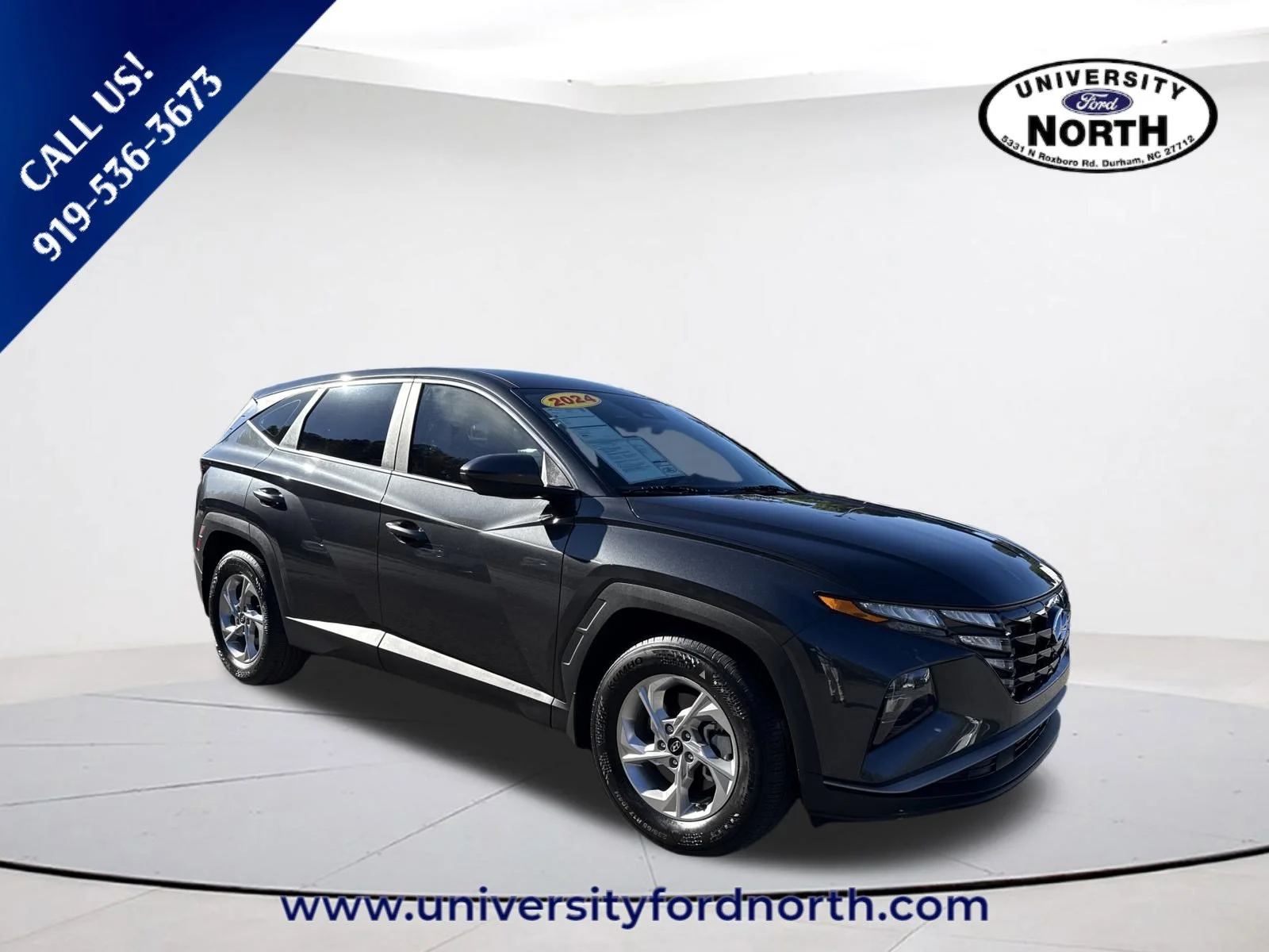 Used 2024 Dark Gray Metallic Hyundai SE image 1