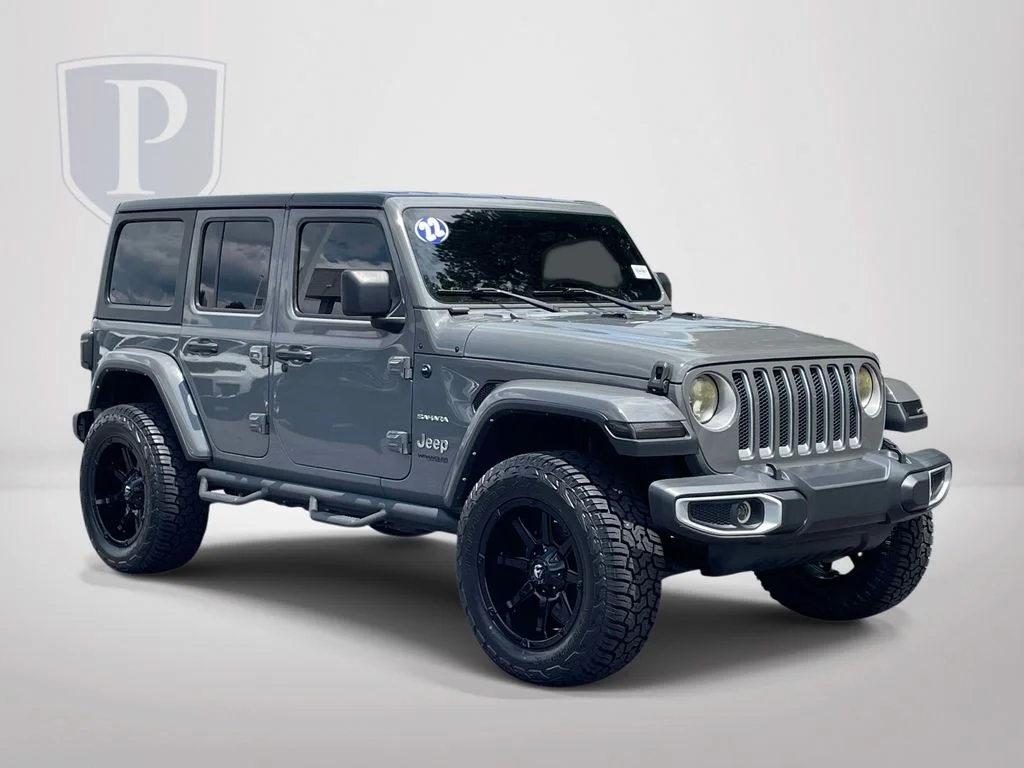 Used 2022 Gray Jeep Unlimited Sahara image 1