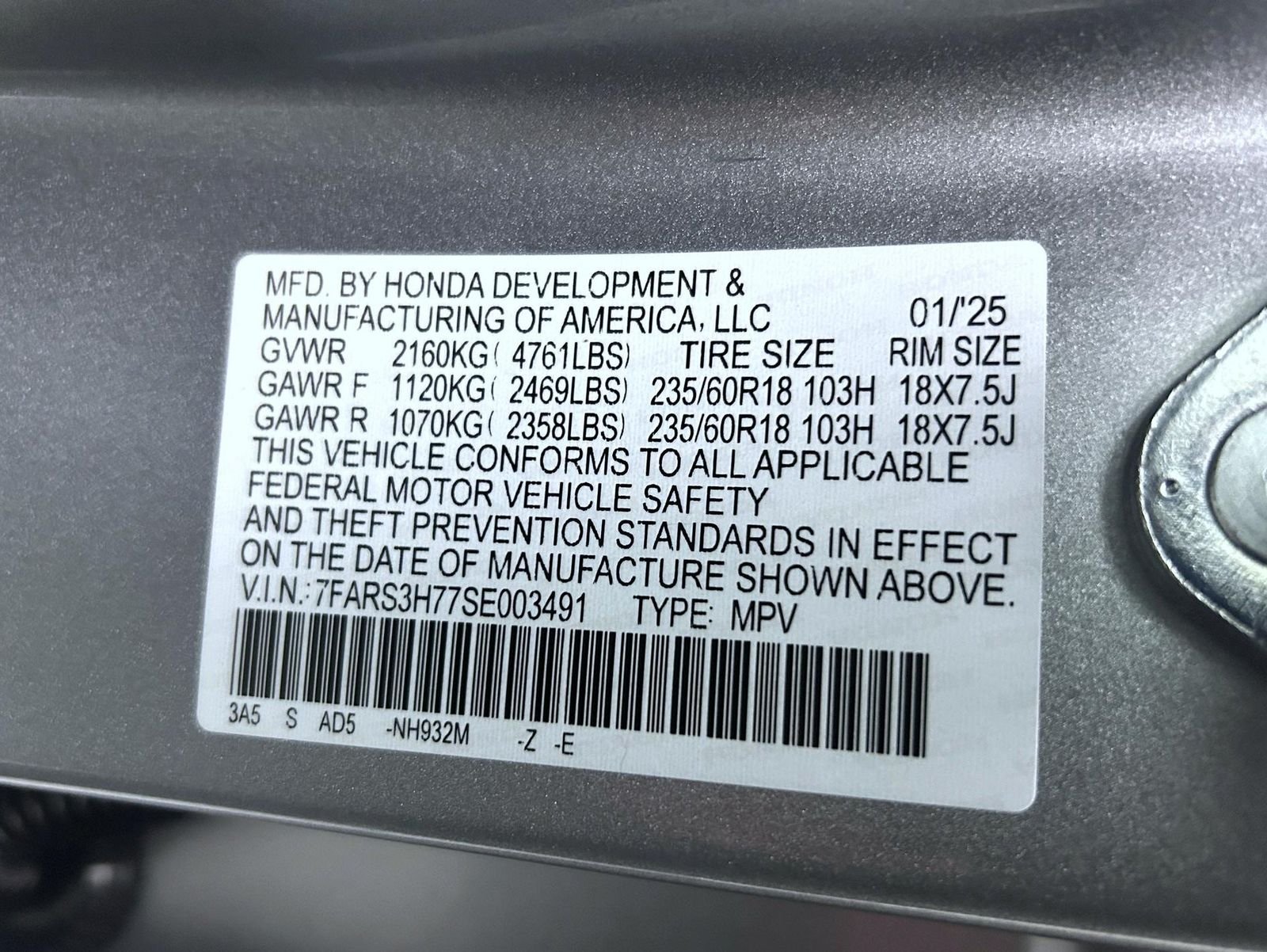 Used 2025 Silver Honda EX-L image 26