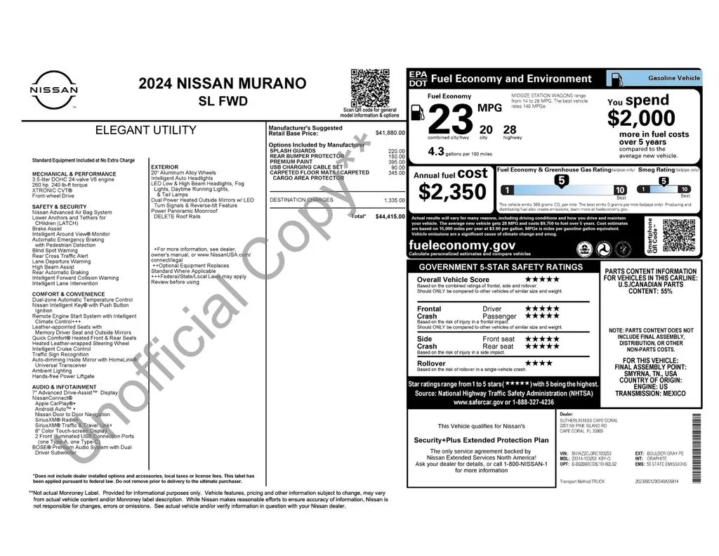 Certified Used 2024 Gray Nissan SL image 39